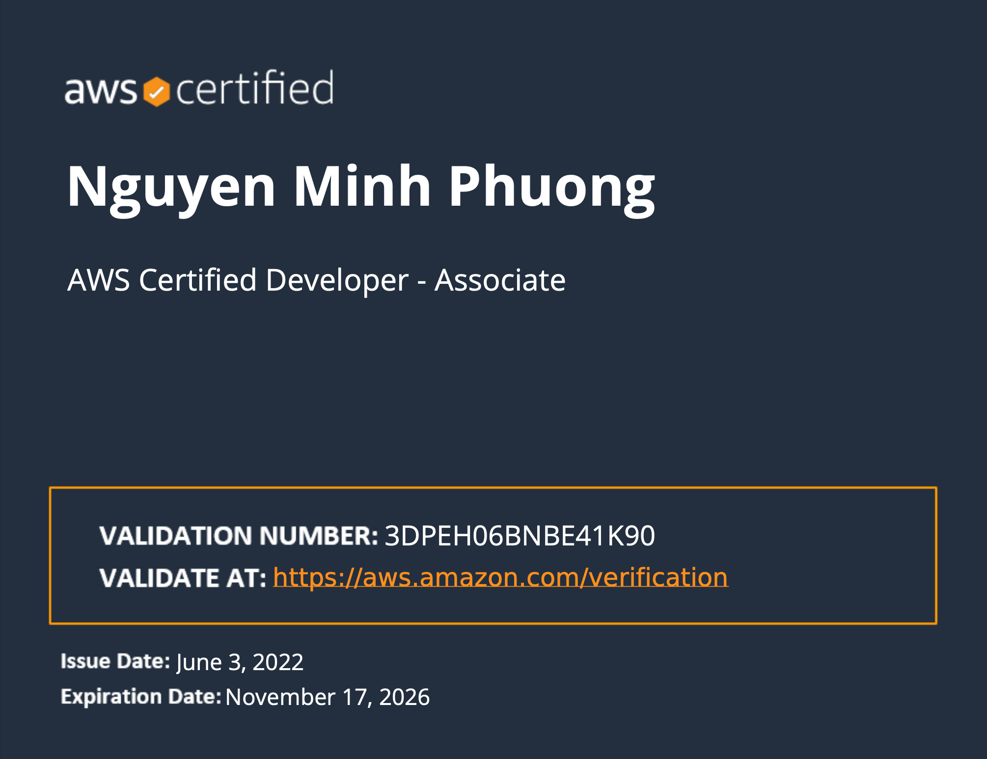 AWS Certified Developer - Associate