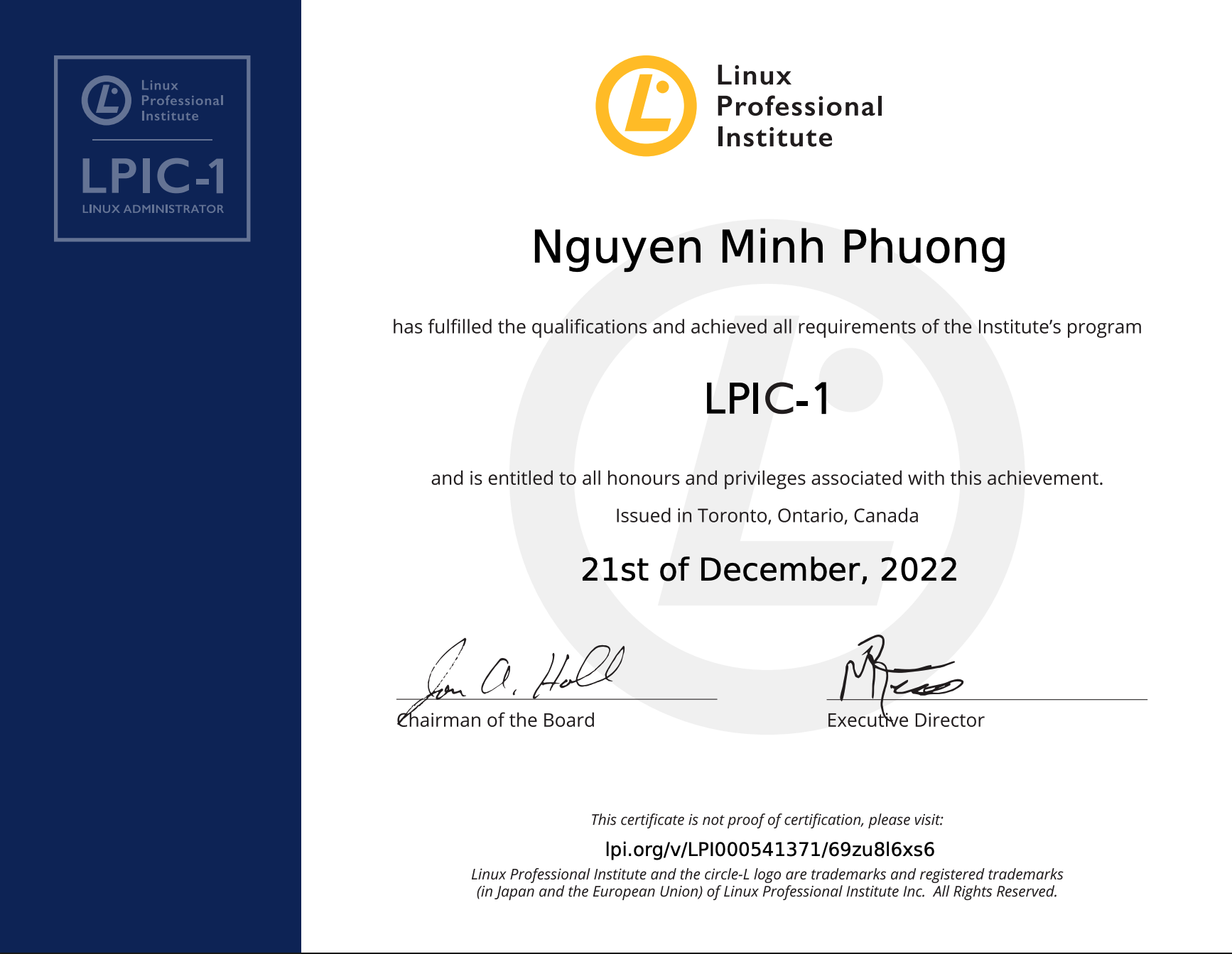 Linux Professional Institute LPIC-1