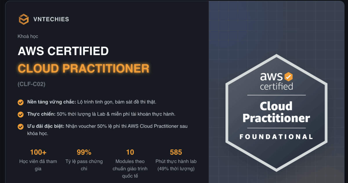 Khoá học AWS Certified Cloud Practitioner (CLF-C02)